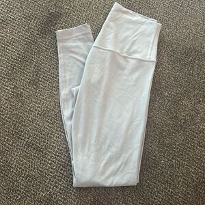 Lululemon pastel/baby blue full length align leggings